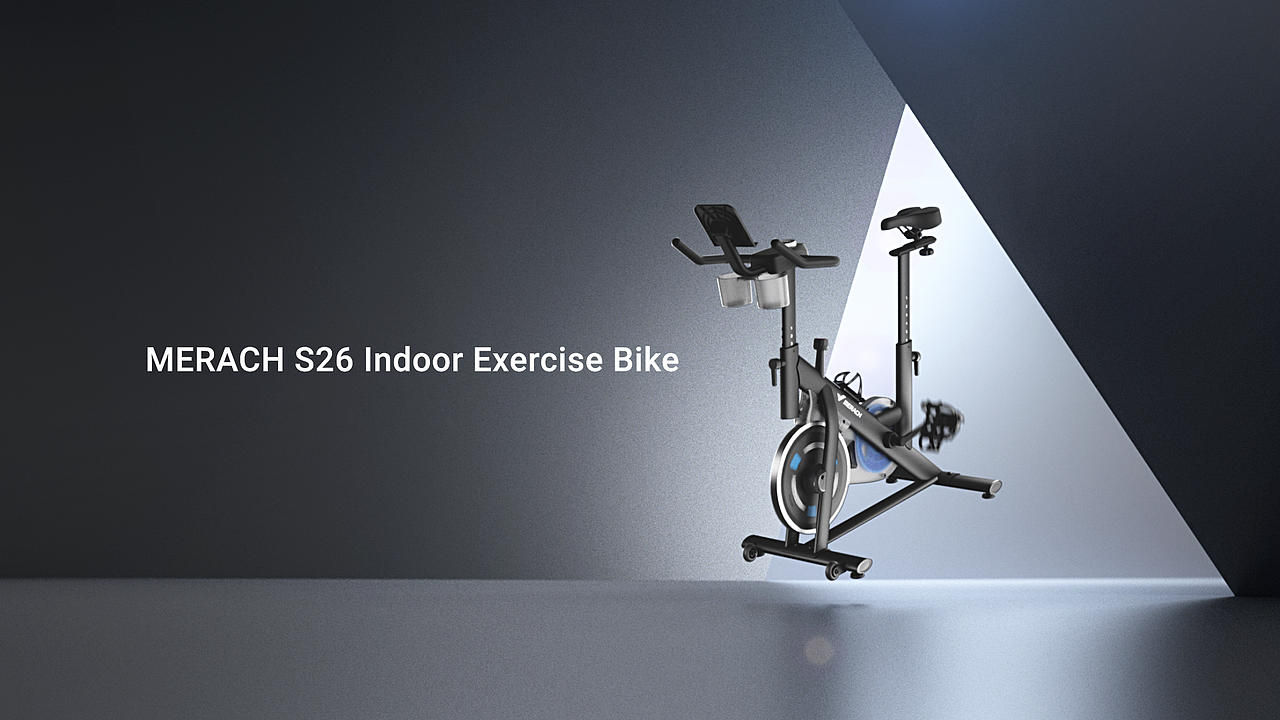 运动单车机c4d三维视频