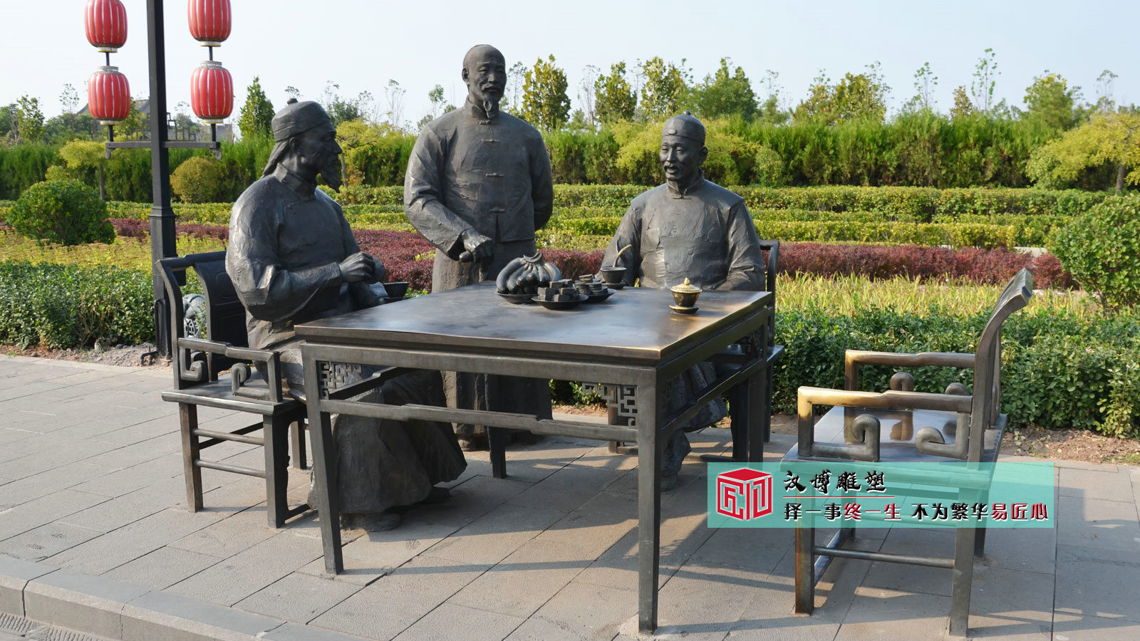 古街里的铸铜雕塑：艺术与历史的交融（图ZMTQ4OTU0NjA=） - 教程 - 站酷设计师汉博雕塑源头加工原创素材 - 站酷ZCOOL