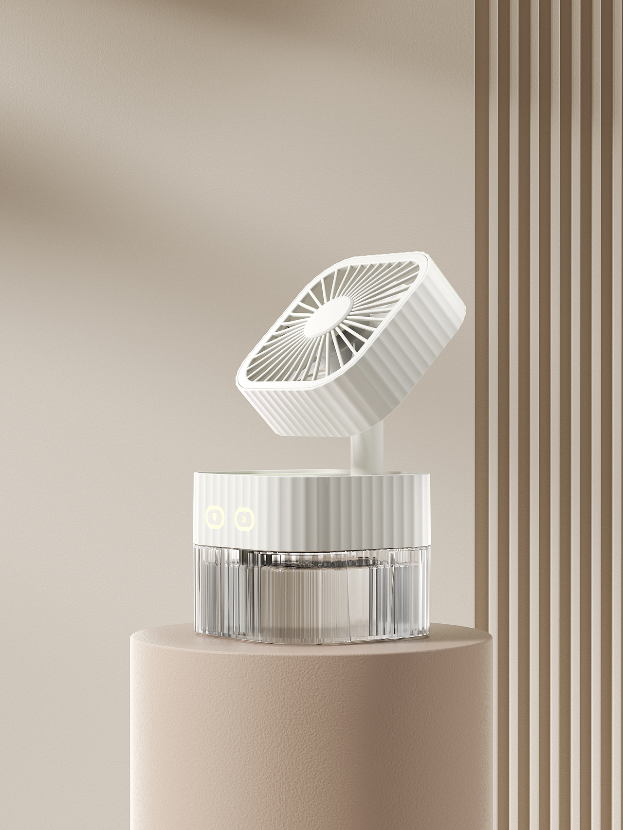 风扇加湿器渲染（图ZMzc2MzAyODgw） - 产品 - 站酷设计师舒鼠我呀原创素材 - 站酷ZCOOL
