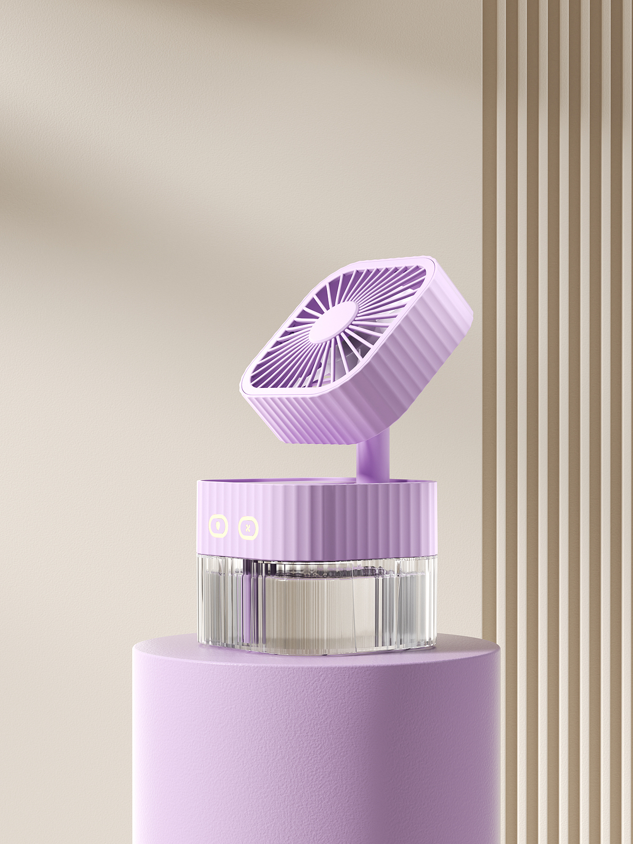 风扇加湿器渲染（图ZMzc2MzAyODg0） - 产品 - 站酷设计师舒鼠我呀原创素材 - 站酷ZCOOL