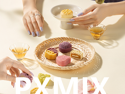 烘焙品摄影丨一鸣 南风生花中秋礼盒 x 光影集PXMIX