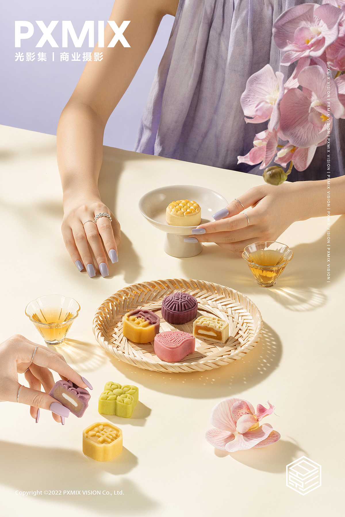烘焙品摄影丨一鸣 南风生花中秋礼盒 x 光影集PXMIX（图ZMzc2MzA2OTEy） - 产品摄影 - 站酷设计师光影集原创素材 - 站酷ZCOOL
