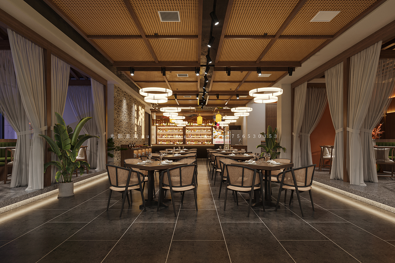 餐饮效果图静态