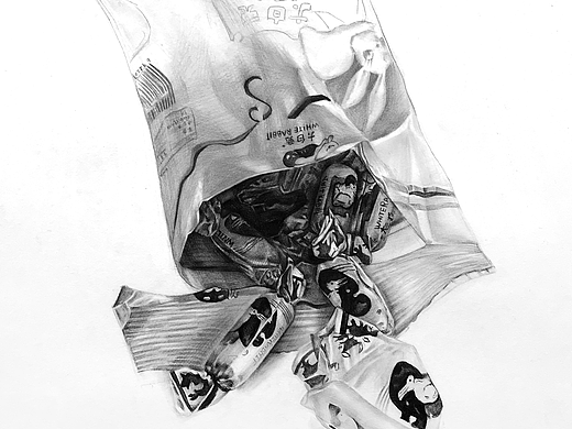 素描大白兔奶糖