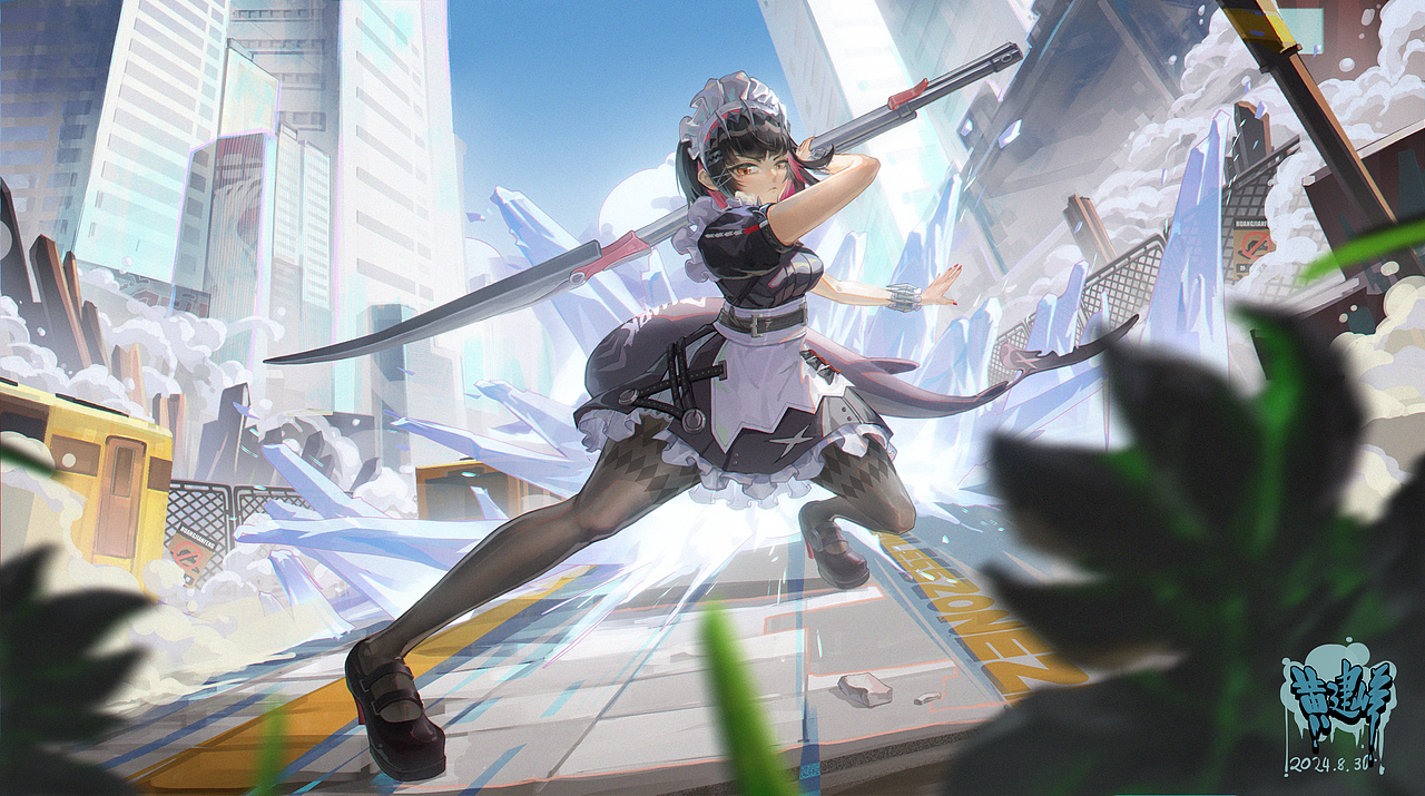 画了一个绝区零艾莲的同人（图ZMzc2MzE0NDI4） - 创作习作 - 站酷设计师正宗大便原创素材 - 站酷ZCOOL