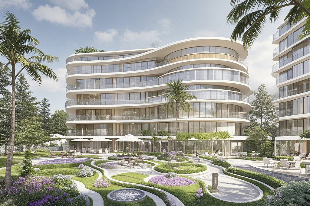 独栋园林度假式月子中心建筑设计 母婴专护连锁门店（图ZMzc2MzE0NTky） - 酒店餐饮设计 - 站酷设计师陈也设计实验室原创素材 - 站酷ZCOOL