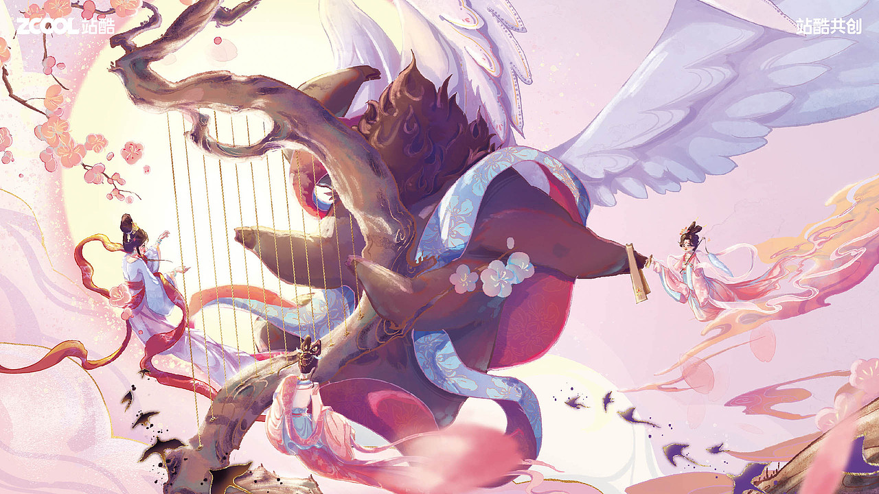 山海异事（图ZMzc2MzE5ODAw） - 海报 - 站酷设计师紫砚台原创素材 - 站酷ZCOOL