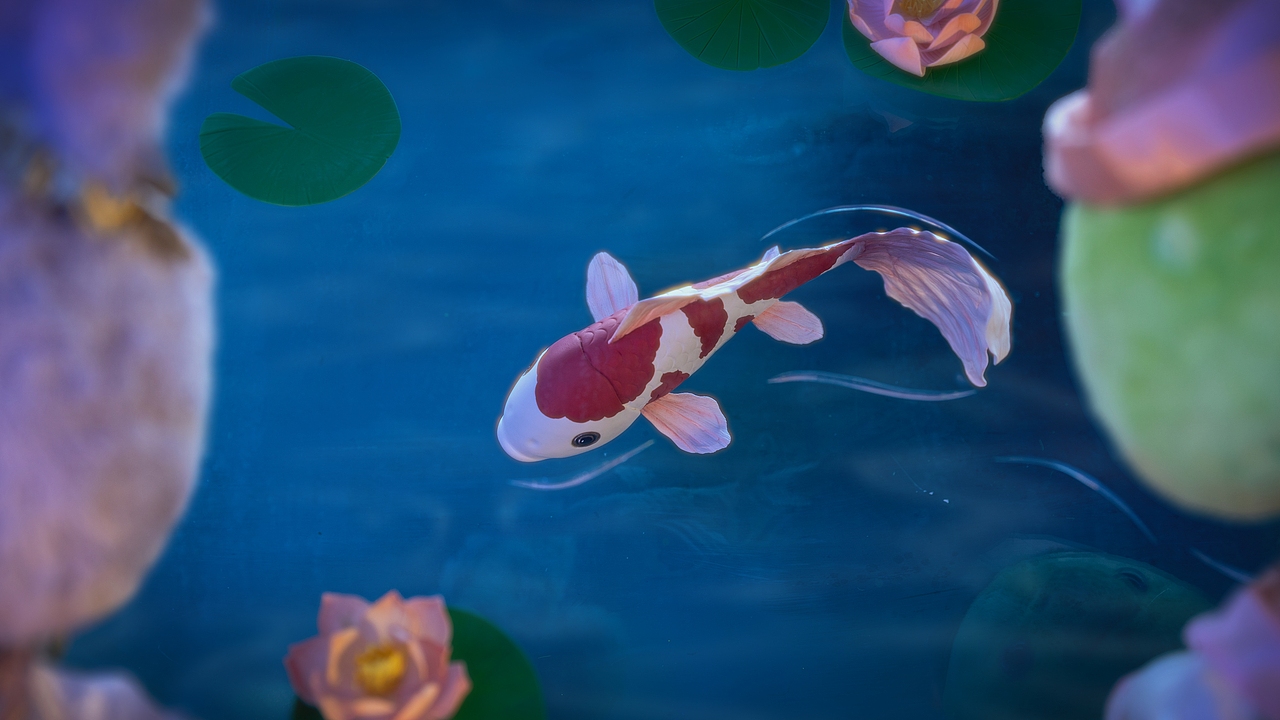 迪士尼达菲和朋友们《中秋荷塘月色》定格动画