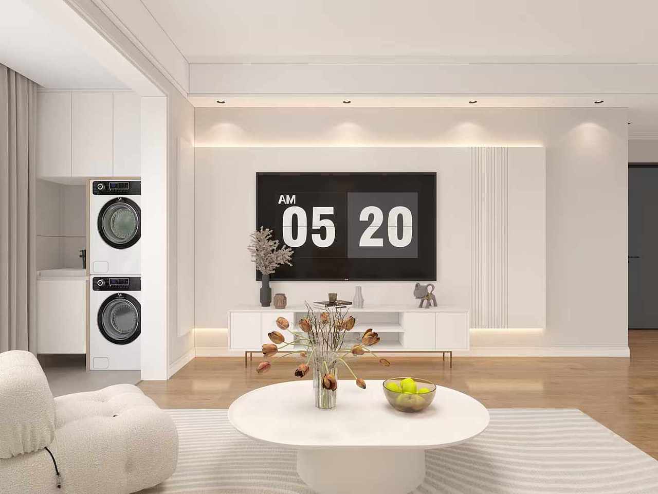 没有繁杂的造型，每一处设计都尽显简约之美