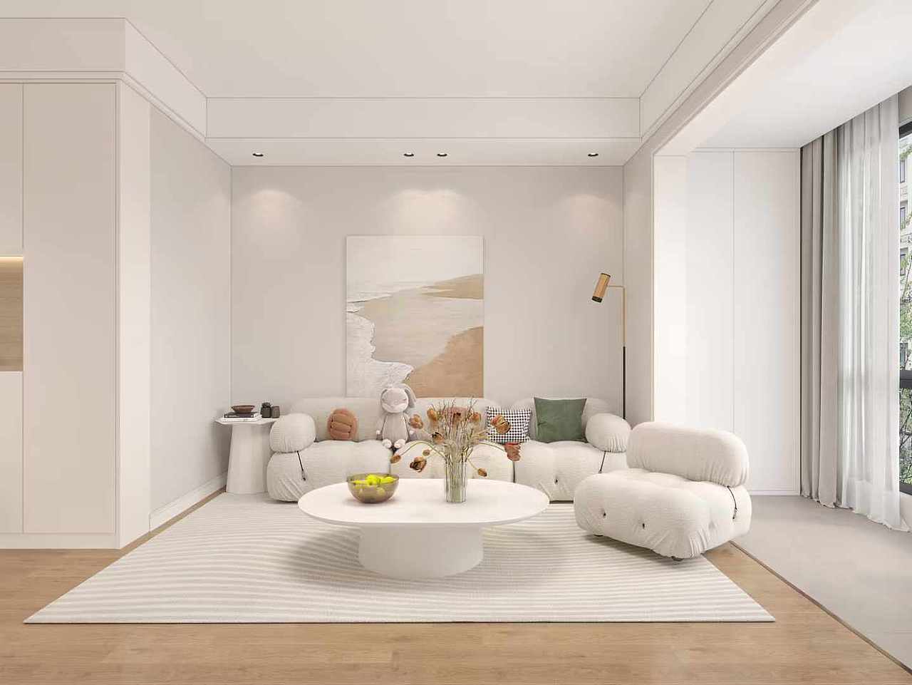 没有繁杂的造型，每一处设计都尽显简约之美