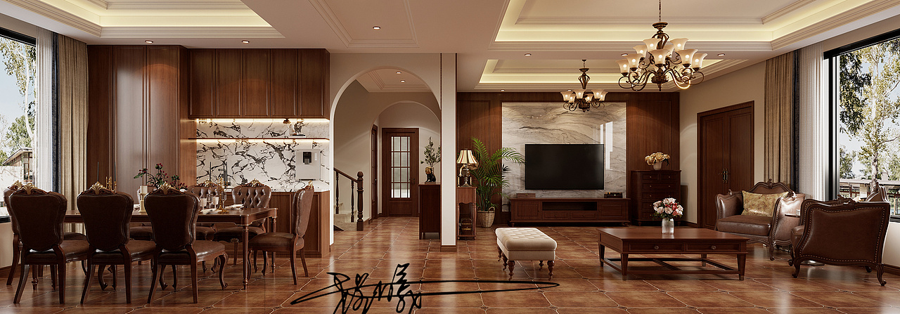 美式复古 追求极致的美感,令人流连忘返