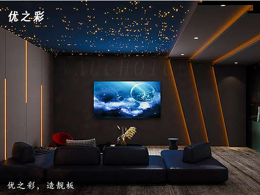 不锈钢镜面星空顶在室内装修是如何实现的？