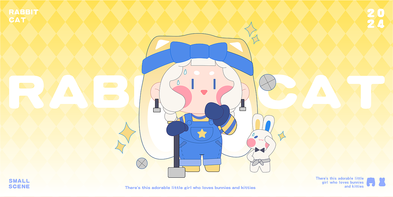 IP设计|兔咪TUMI（图ZMzc2MzMzNjY4） - IP形象 - 站酷设计师竹子YAHOO原创素材 - 站酷ZCOOL