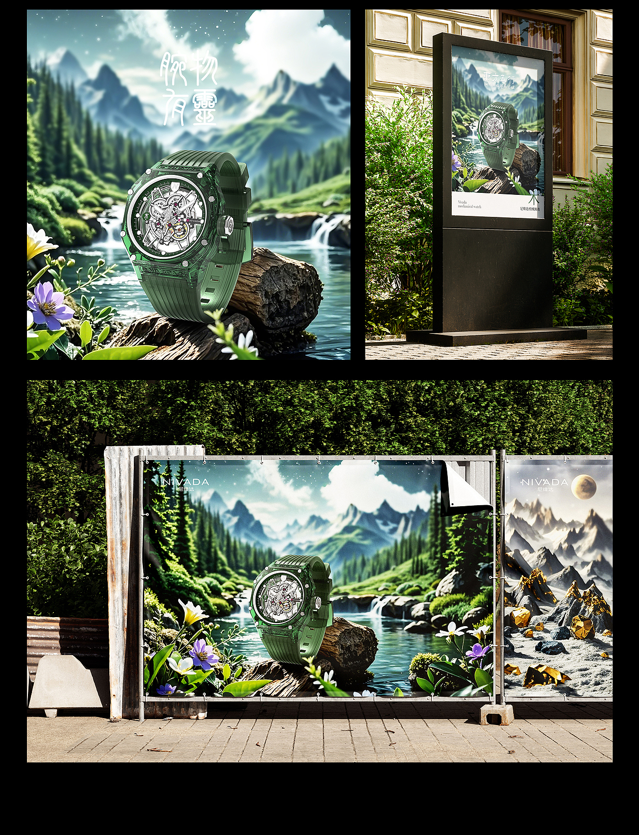 尼维达|机械腕表KV商业海报