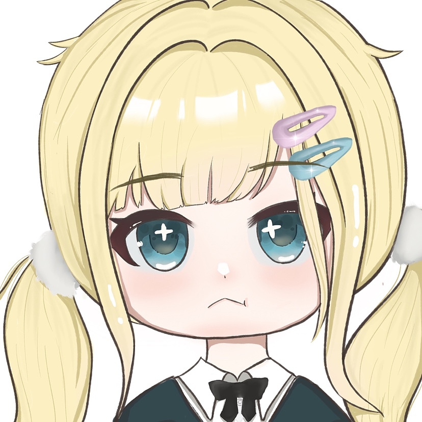 q版大头像萌系小女孩