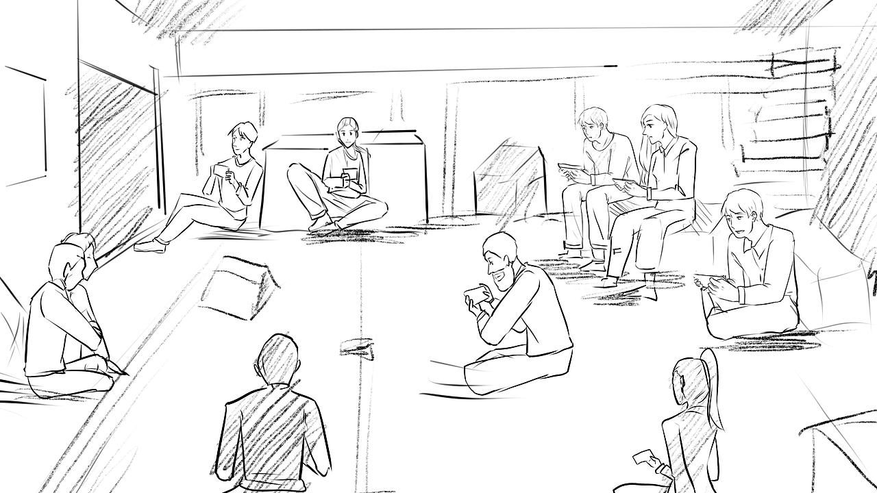 王者荣耀海外宣传分镜头草图