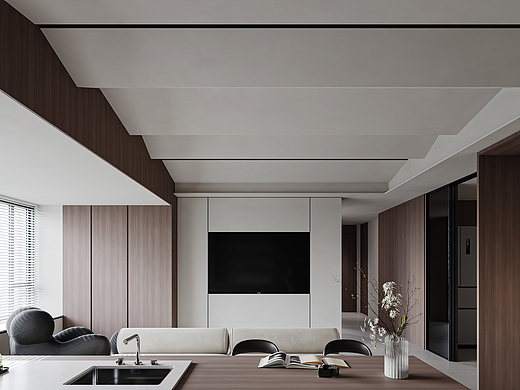 小空间现代“冷风”