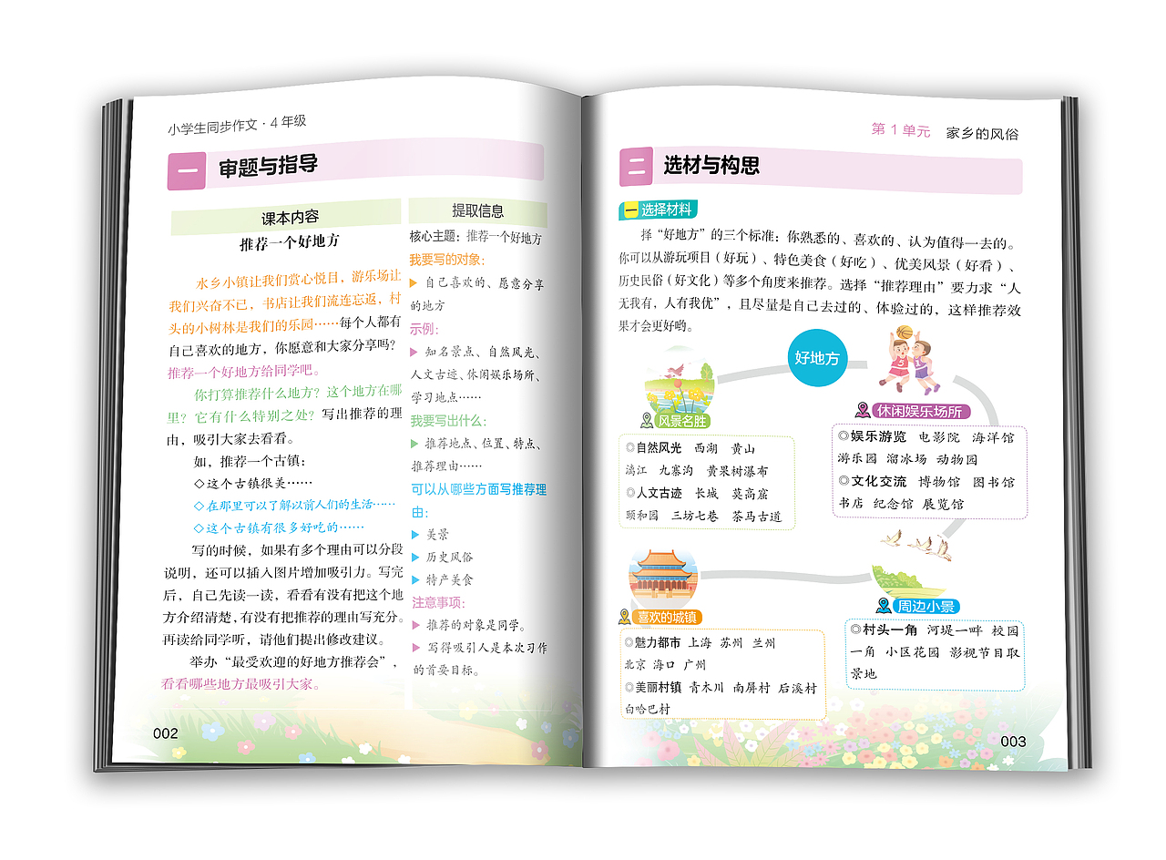 图书版式设计-小学生同步作文版式设计（图ZMzc2MzYxMTc2） - 书籍/画册 - 站酷设计师向沂设计原创素材 - 站酷ZCOOL