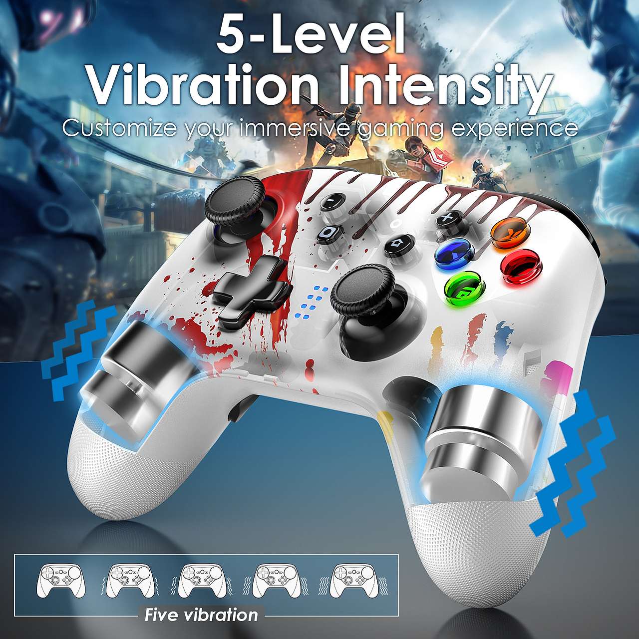 游戲手柄渲染 亞馬遜主圖A+ 設(shè)計(jì)（圖ZMzc2MzYyNTMy） - 產(chǎn)品 - 站酷設(shè)計(jì)師團(tuán)小狗C4D原創(chuàng)素材 - 站酷ZCOOL