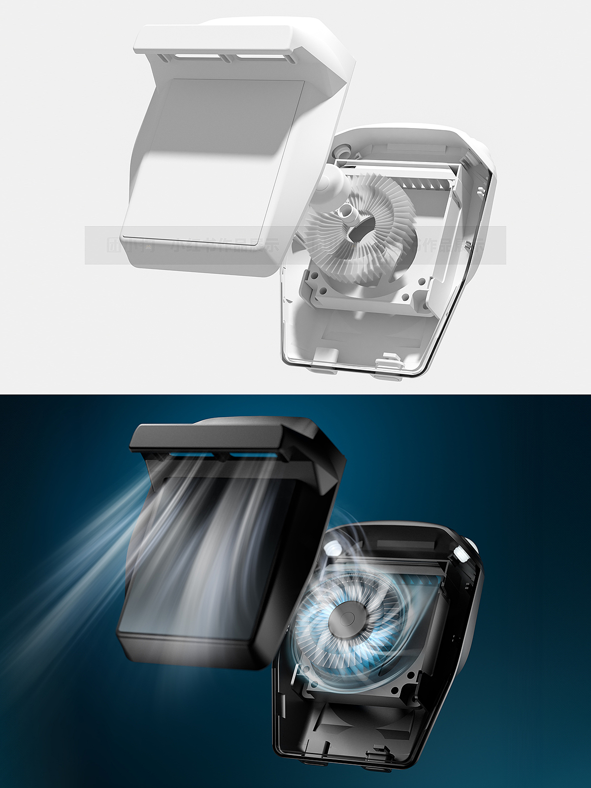 散热器 专用散热器 渲染 亚马逊设计