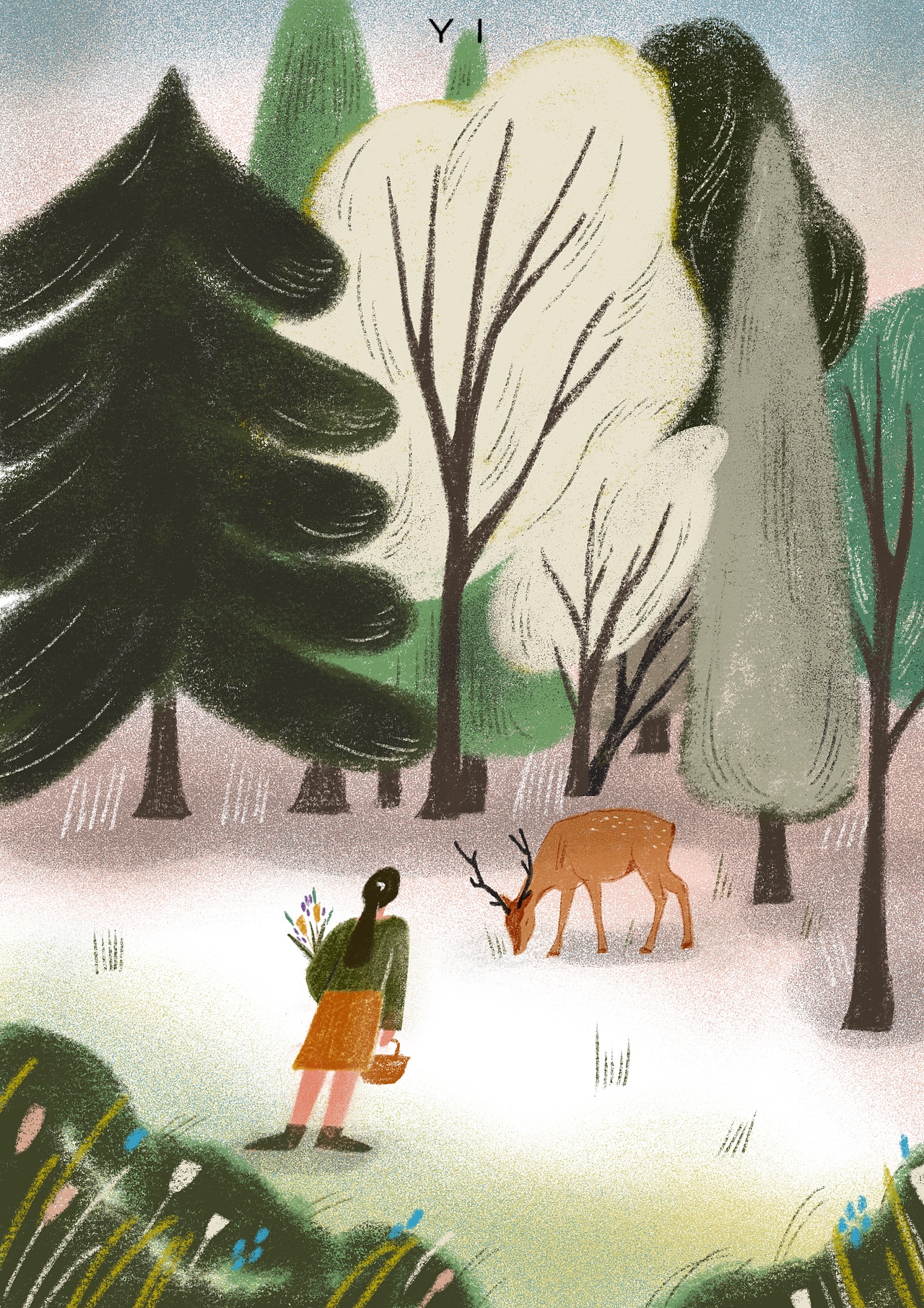 《树》（图ZMzc2MzYzNDI0） - 商业插画 - 站酷设计师Yi乙乙原创素材 - 站酷ZCOOL