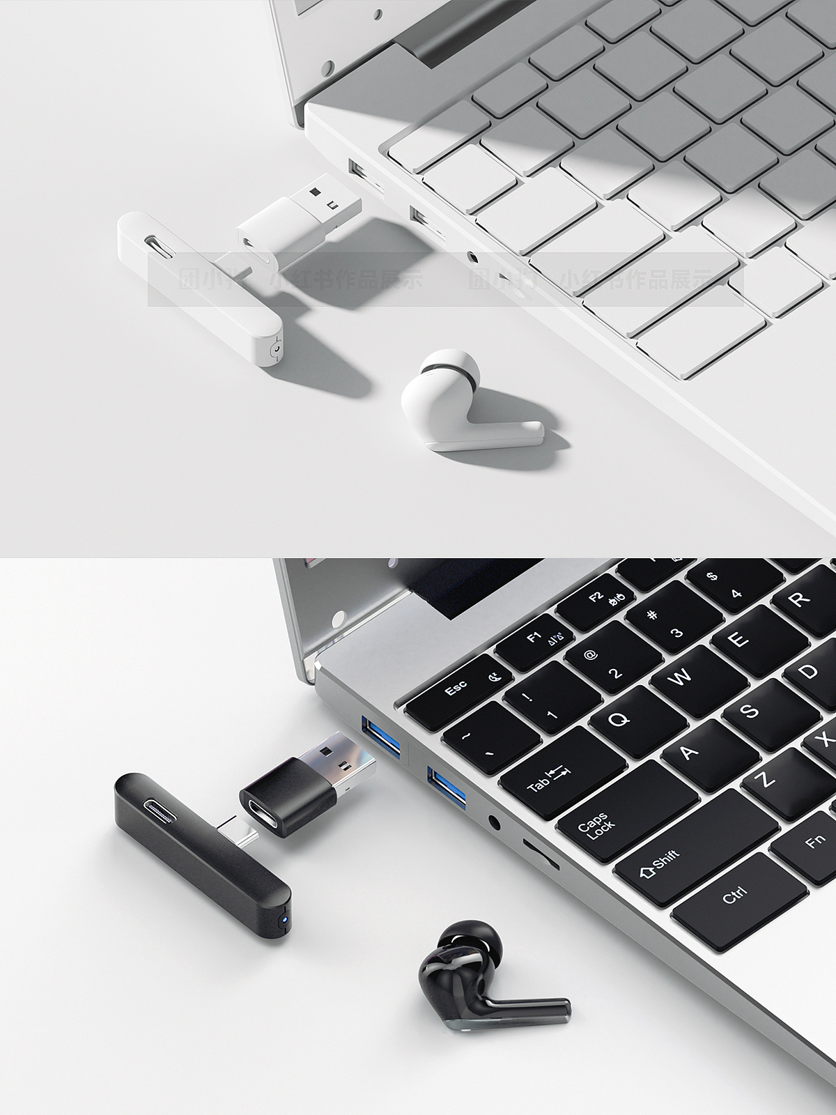 游戲耳機 亞馬遜主圖A+ 小耳機渲染（圖ZMzc2MzYzNzU2） - 產品 - 站酷設計師團小狗C4D原創(chuàng)素材 - 站酷ZCOOL