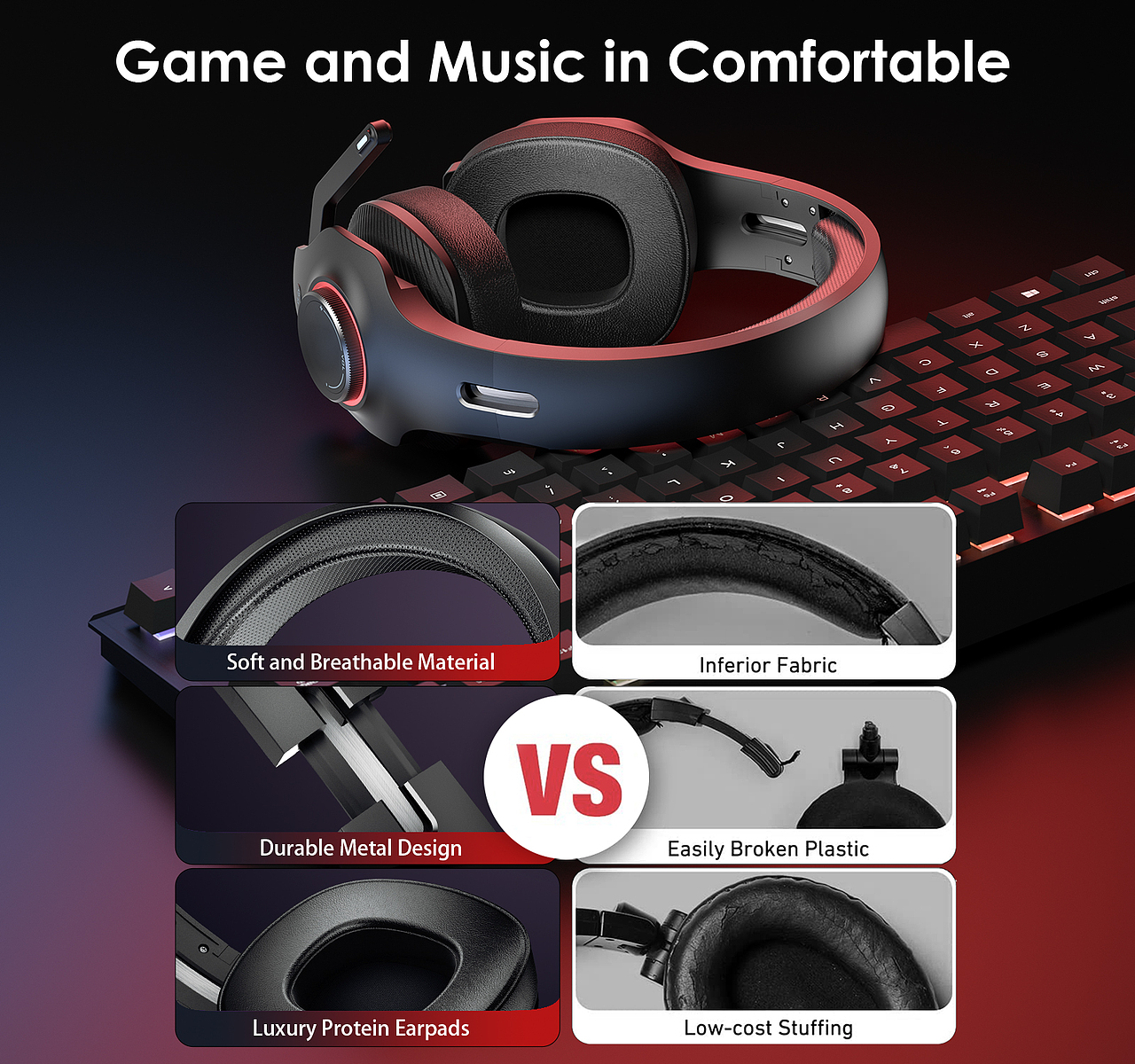 游戲耳機(jī)風(fēng)格 暗紅風(fēng)格 渲染設(shè)計(jì)（圖ZMzc2MzY0MjI0） - 產(chǎn)品 - 站酷設(shè)計(jì)師團(tuán)小狗C4D原創(chuàng)素材 - 站酷ZCOOL