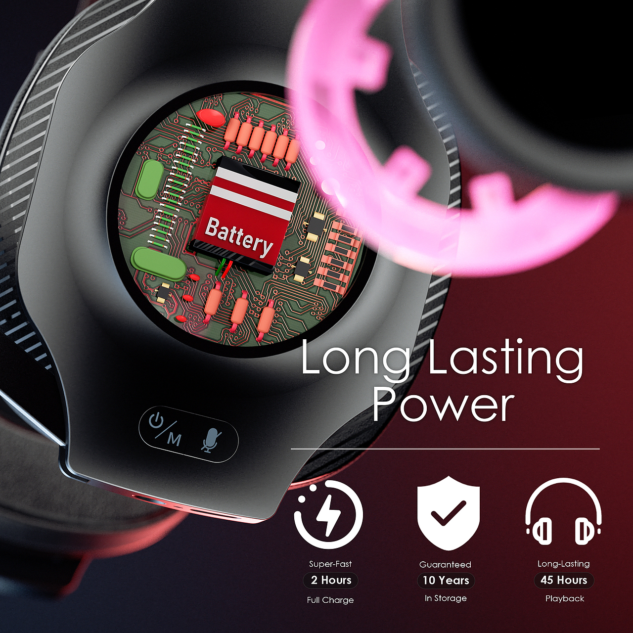 游戲耳機(jī)風(fēng)格 暗紅風(fēng)格 渲染設(shè)計(jì)（圖ZMzc2MzY0MjI4） - 產(chǎn)品 - 站酷設(shè)計(jì)師團(tuán)小狗C4D原創(chuàng)素材 - 站酷ZCOOL