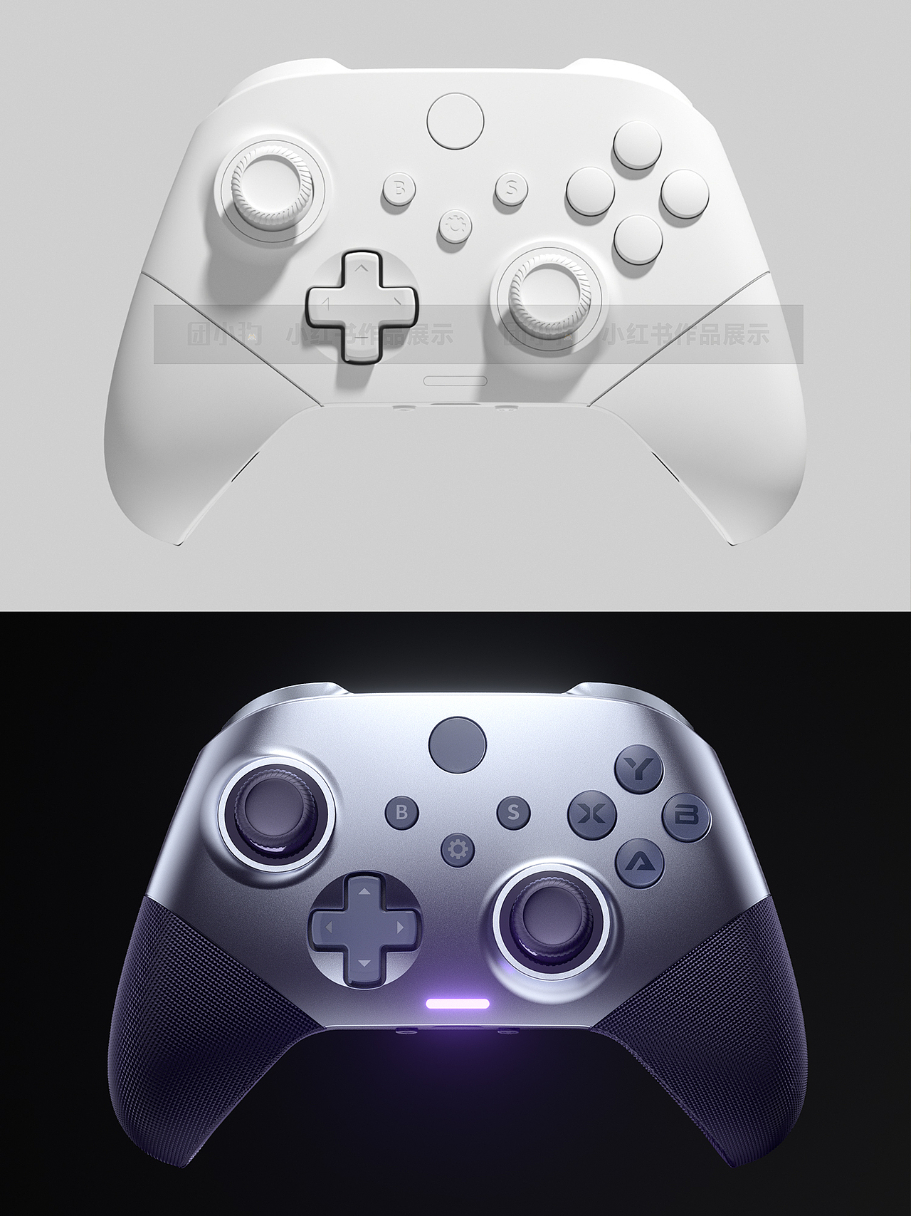 高檔手柄 產(chǎn)品渲染 亞馬遜主圖A+ 手柄詳情設(shè)計（圖ZMzc2MzY1NDE2） - 產(chǎn)品 - 站酷設(shè)計師團小狗C4D原創(chuàng)素材 - 站酷ZCOOL