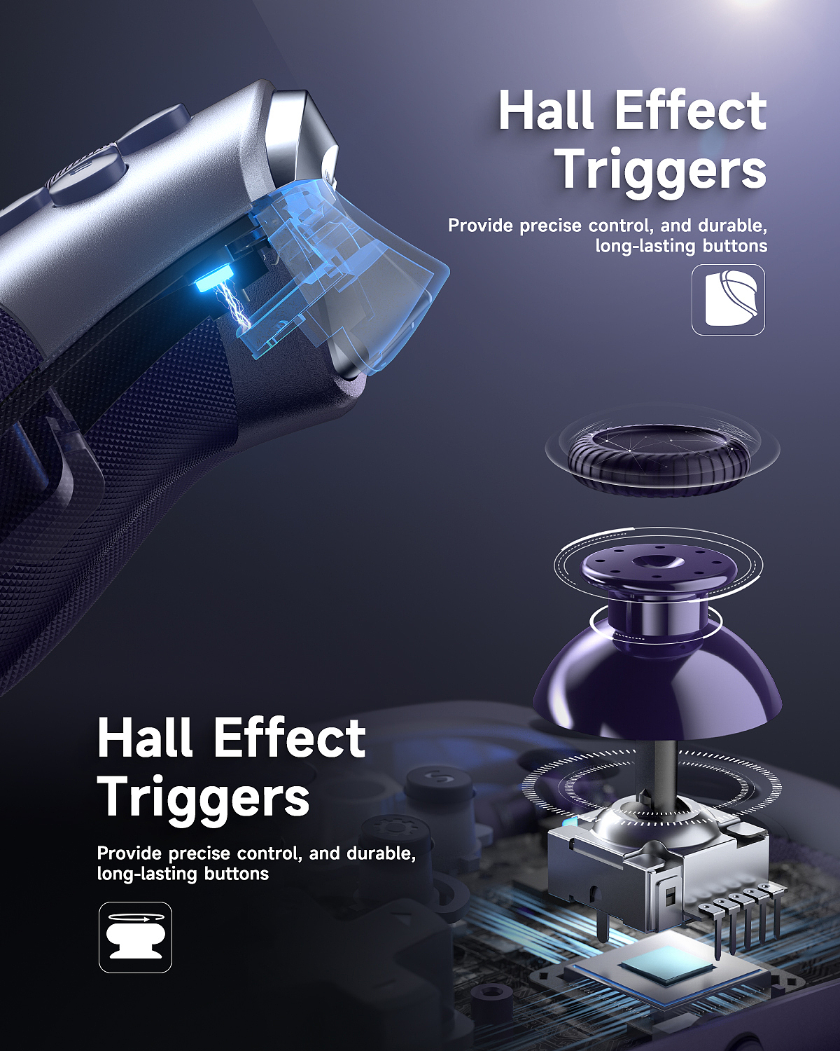 高檔手柄 產(chǎn)品渲染 亞馬遜主圖A+ 手柄詳情設(shè)計（圖ZMzc2MzY1NDgw） - 產(chǎn)品 - 站酷設(shè)計師團小狗C4D原創(chuàng)素材 - 站酷ZCOOL