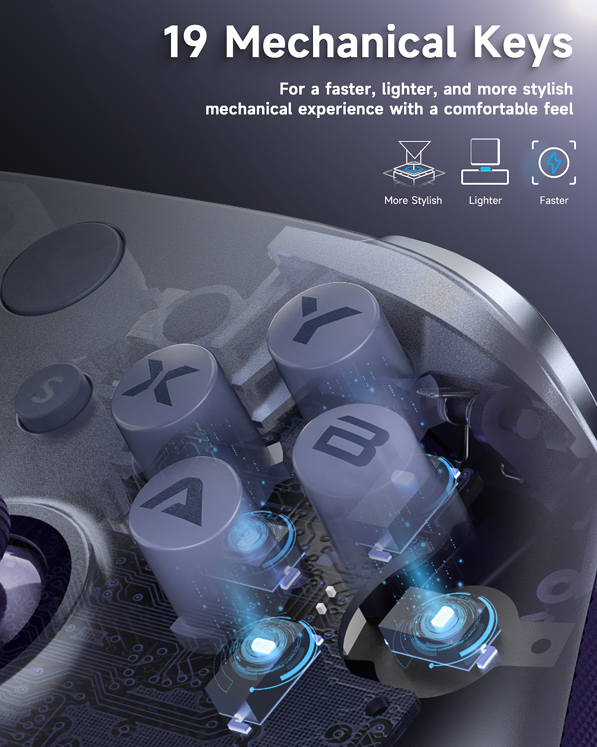 高檔手柄 產(chǎn)品渲染 亞馬遜主圖A+ 手柄詳情設(shè)計（圖ZMzc2MzY1NDYw） - 產(chǎn)品 - 站酷設(shè)計師團小狗C4D原創(chuàng)素材 - 站酷ZCOOL