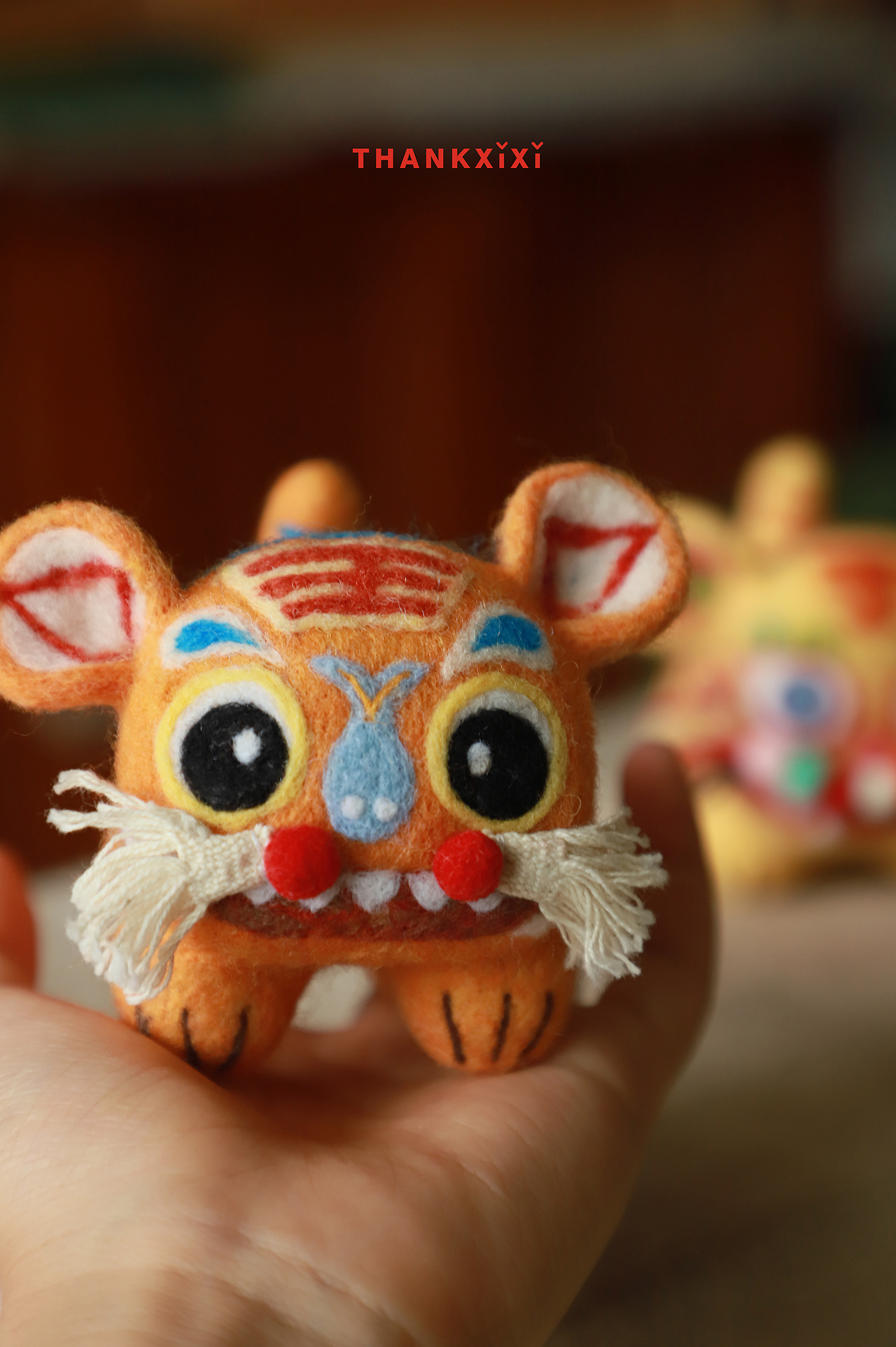 囍囍的羊毛毡 之 传统布老虎玩偶（图ZMzc2Mzc1NjA4） - 其他手工艺 - 站酷设计师谢囍囍原创素材 - 站酷ZCOOL