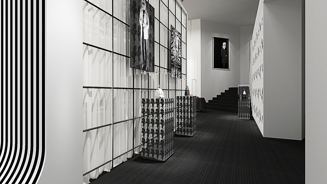 KARL LAGERFELD SHOW ROOM 汇金国际大厦圣诞夜派对展