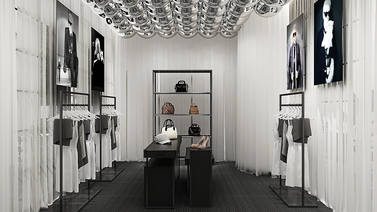 KARL LAGERFELD SHOW ROOM 汇金国际大厦圣诞夜派对展