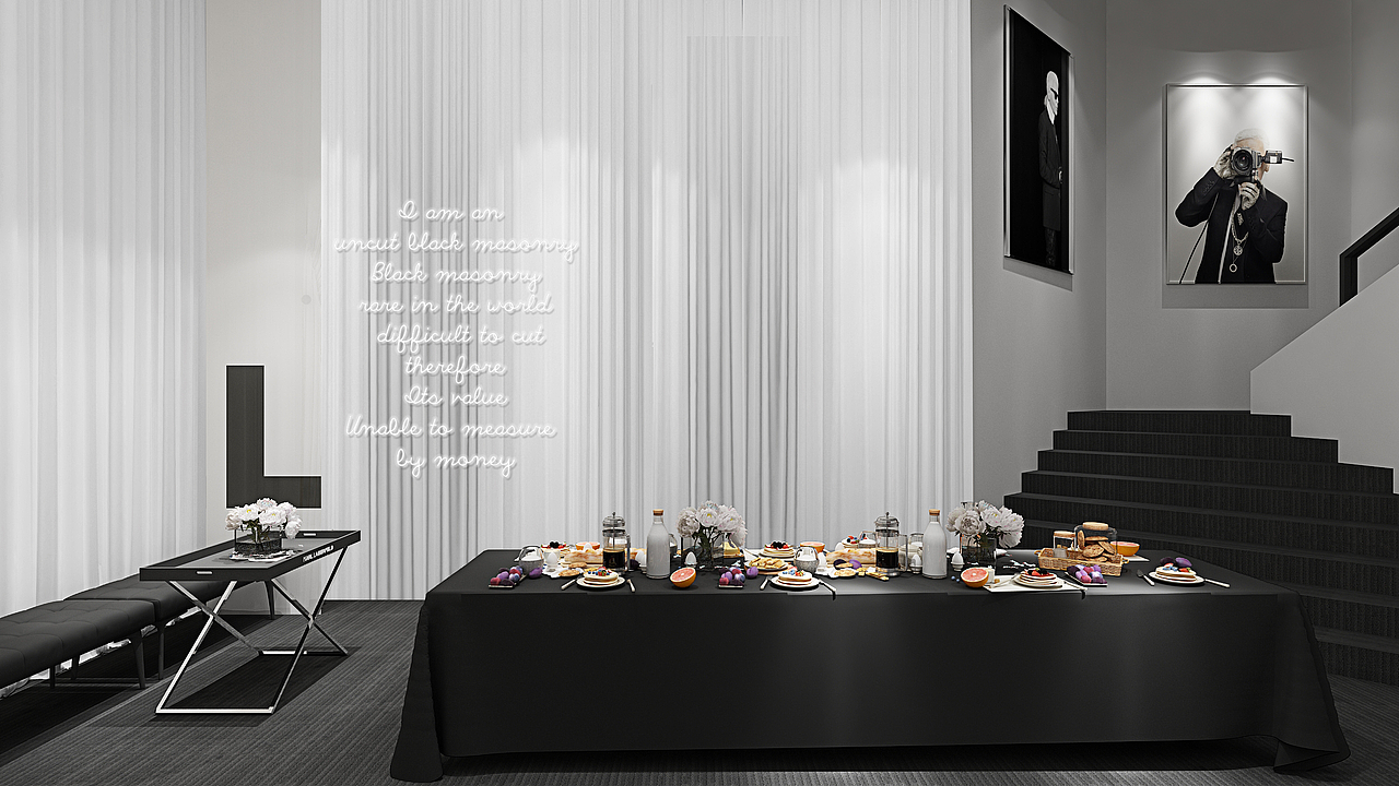 KARL LAGERFELD SHOW ROOM 汇金国际大厦圣诞夜派对展