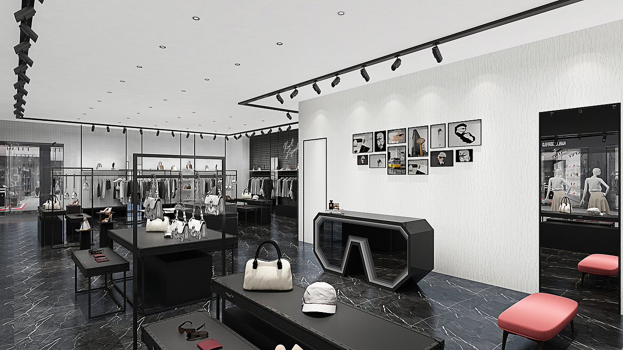 KARL LAGERFELD 卡尔店铺空间设计