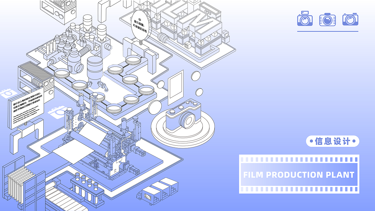 胶片生产制造 | FILM PRODUCTION PLANT信息可视化设计