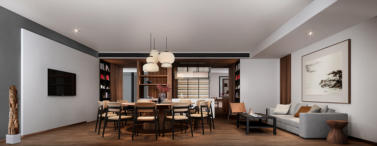 会所效果图（图ZMzc2Mzg1NTcy） - 其他空间 - 站酷设计师效果图设计师梁梁原创素材 - 站酷ZCOOL