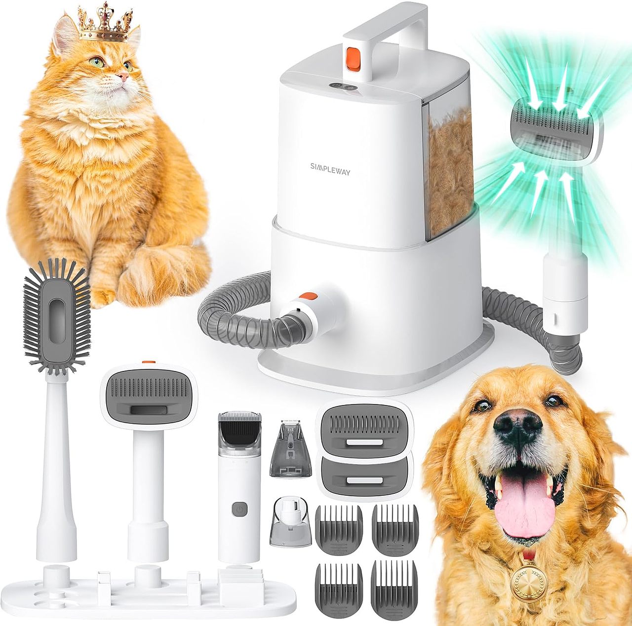 亚马逊宠物美容吸尘器设计