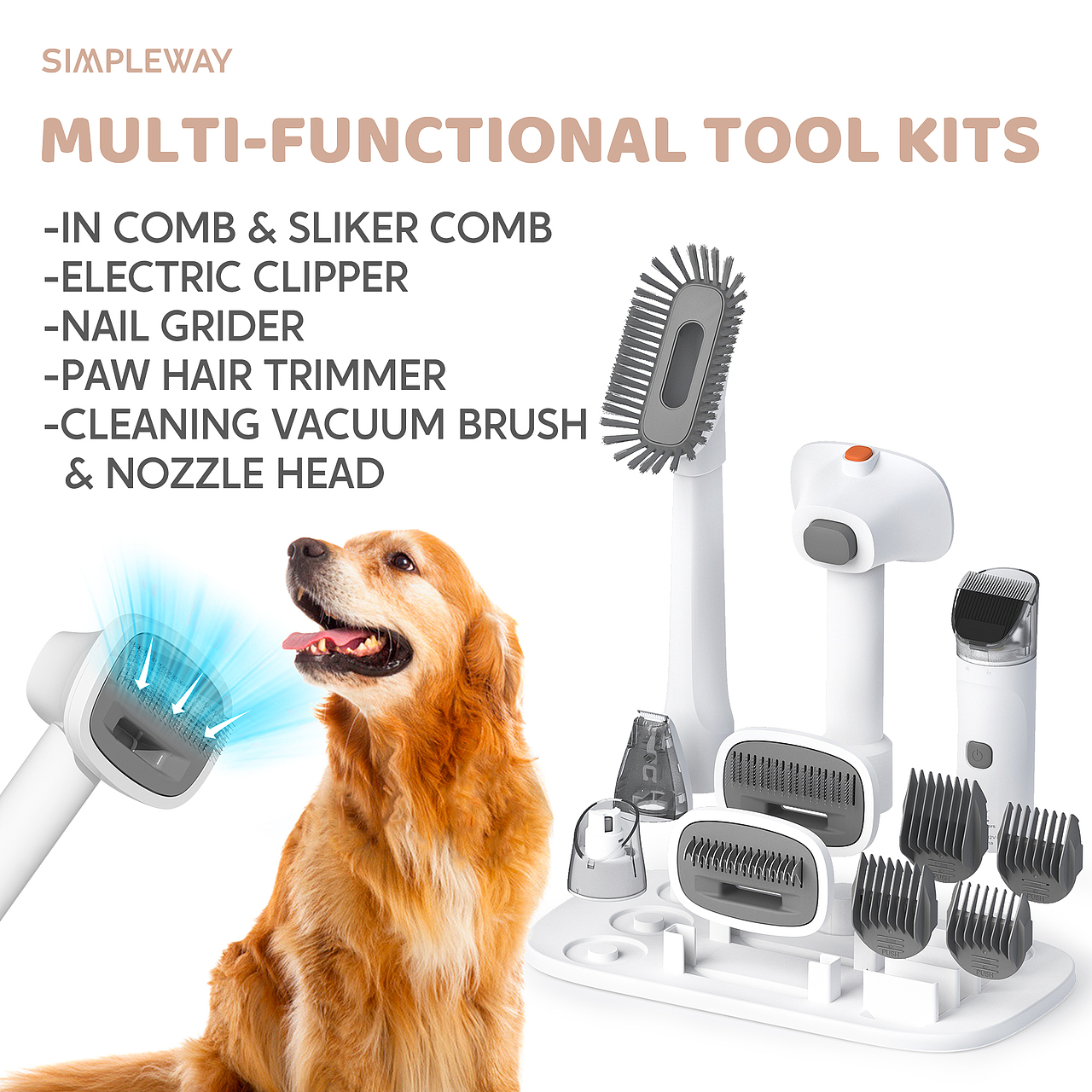 亚马逊宠物美容吸尘器设计