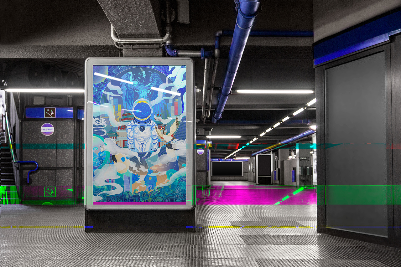 2022原创/携神舟启程 揽星河璀璨（图ZMzc2Mzk4NzEy） - 艺术插画 - 站酷设计师目鱼与生原创素材 - 站酷ZCOOL