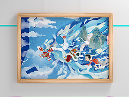 2022原創(chuàng)/攜神舟啟程 攬星河璀璨