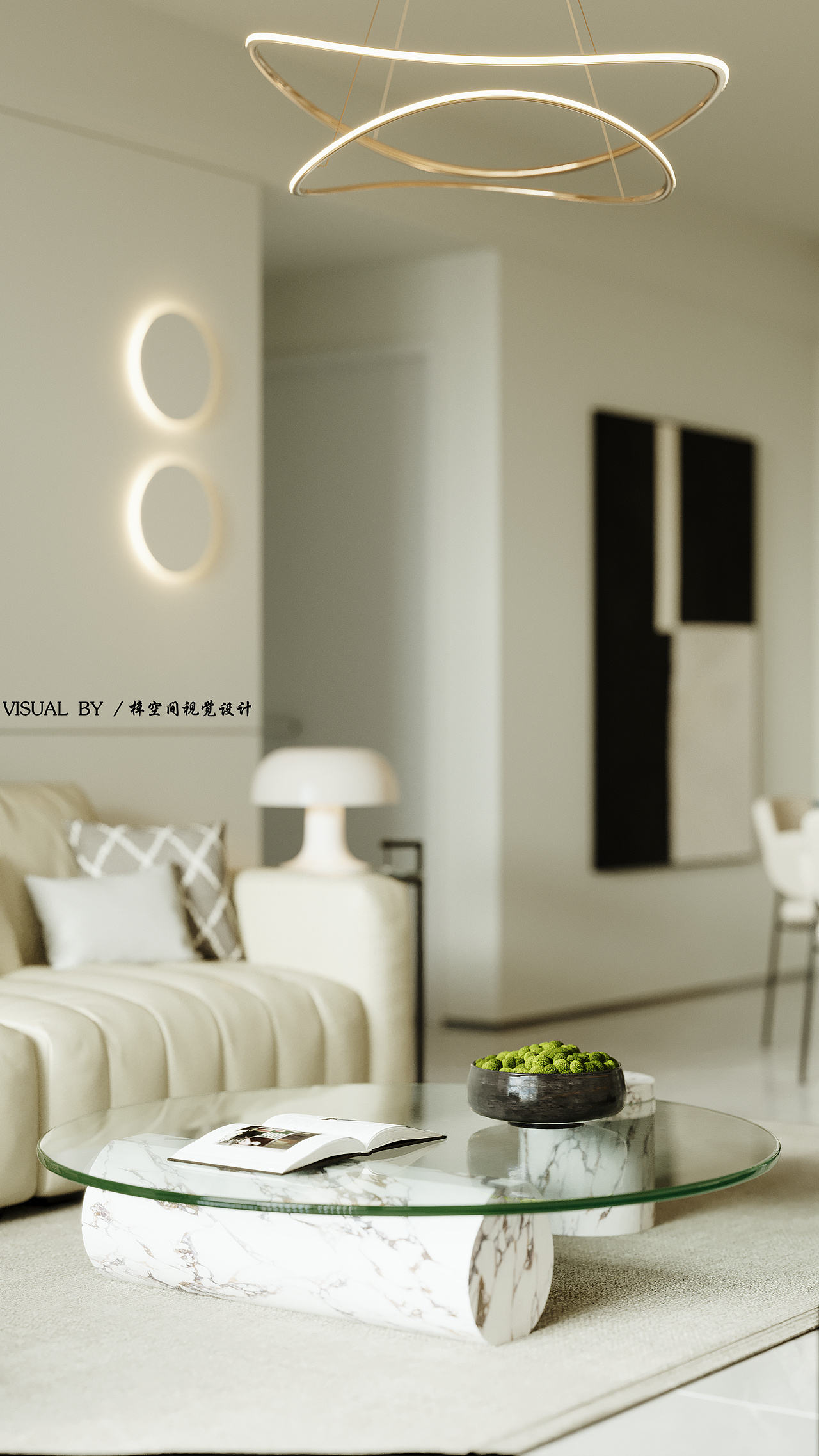 現(xiàn)代奶油風（圖ZMzc2NDA0OTc2） - 家裝設(shè)計 - 站酷設(shè)計師梓空間視覺原創(chuàng)素材 - 站酷ZCOOL