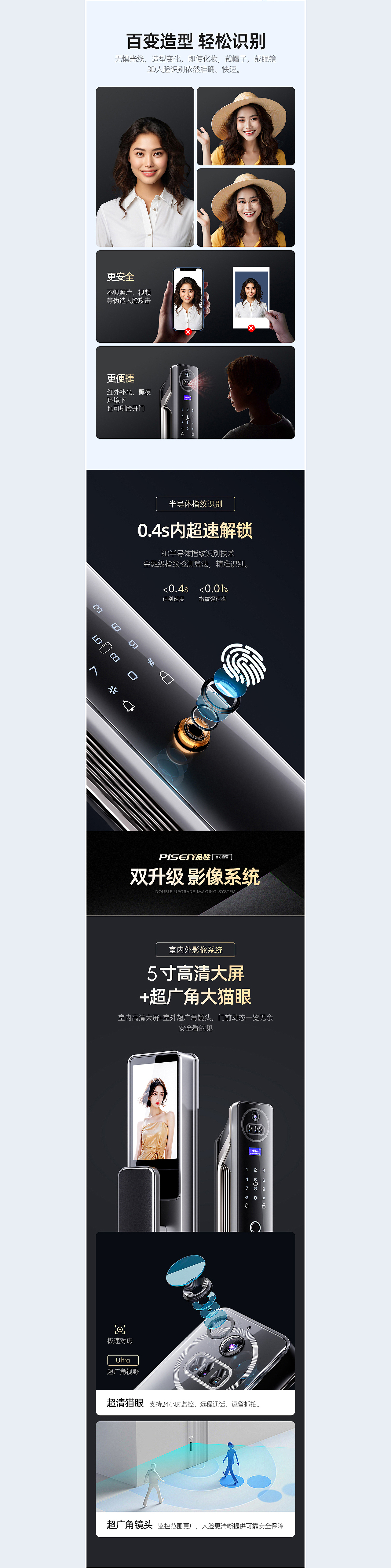 电商详情页丨智能门锁丨超级单品丨视觉精选