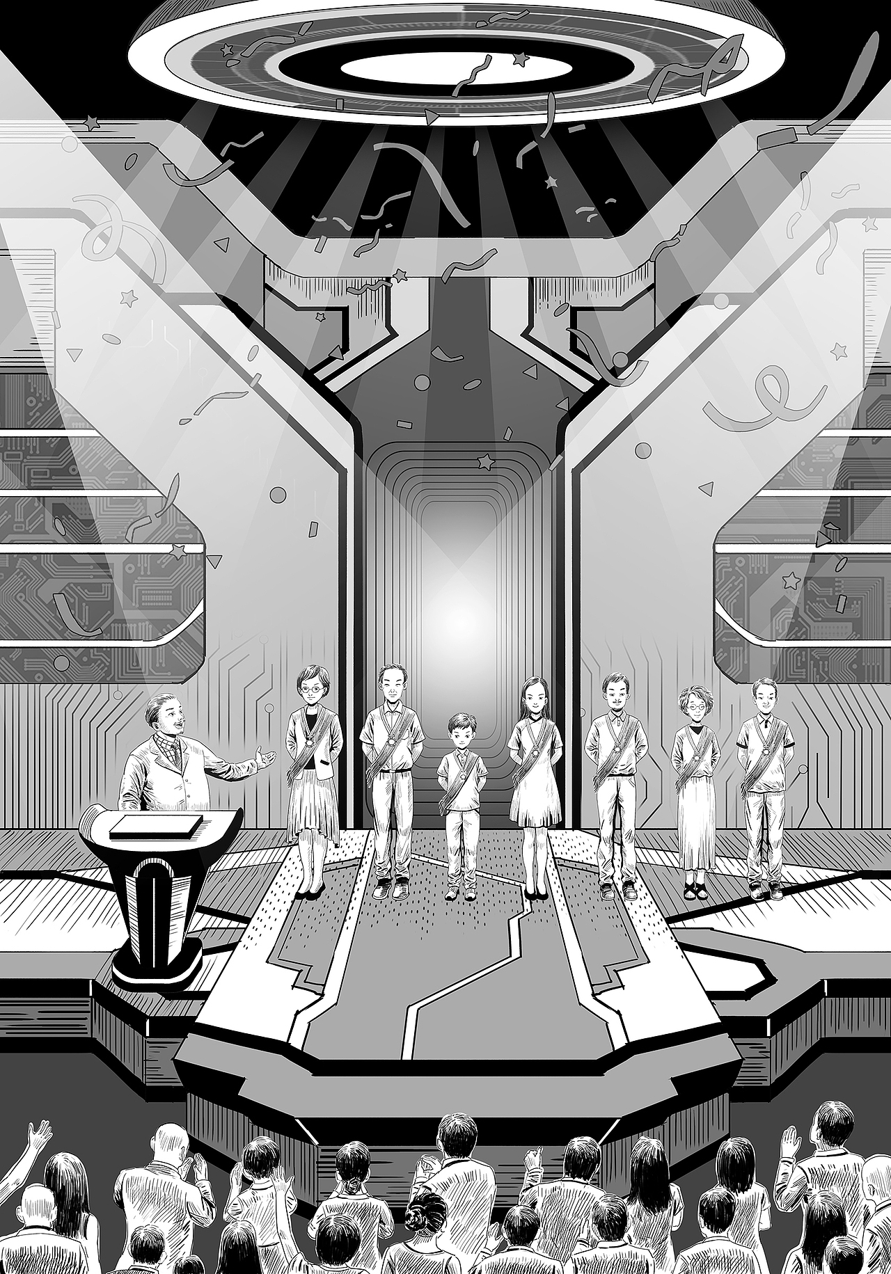 “太阳鸟”少儿科幻大奖作品---图书内插