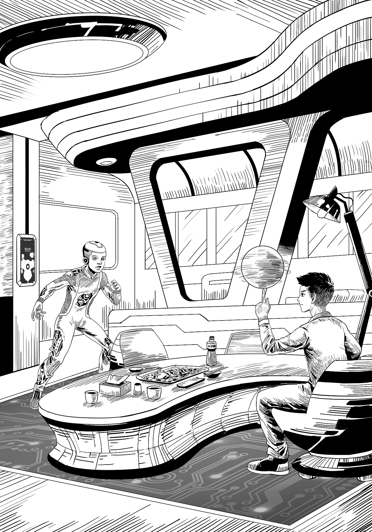 “太阳鸟”少儿科幻大奖作品---图书内插