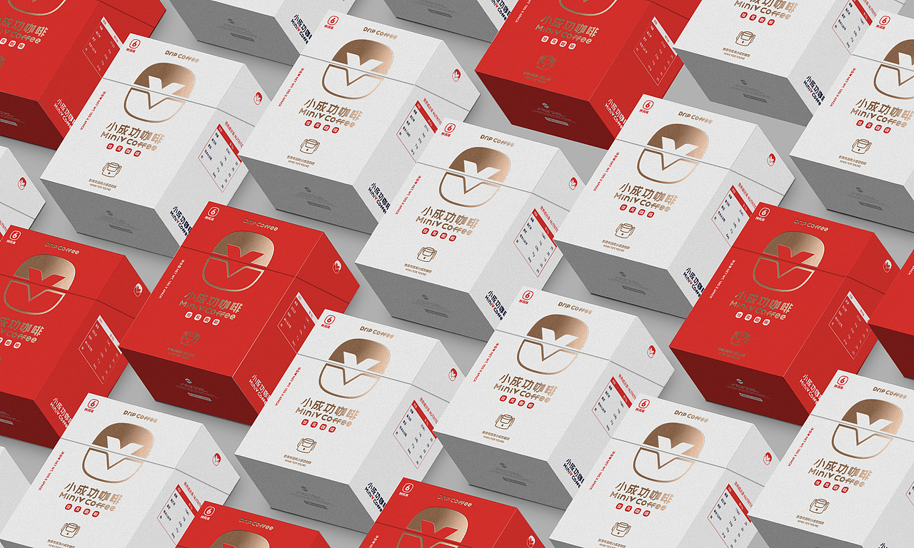 小成功咖啡MiniV coffee#视觉品牌规范#海报设计#包装