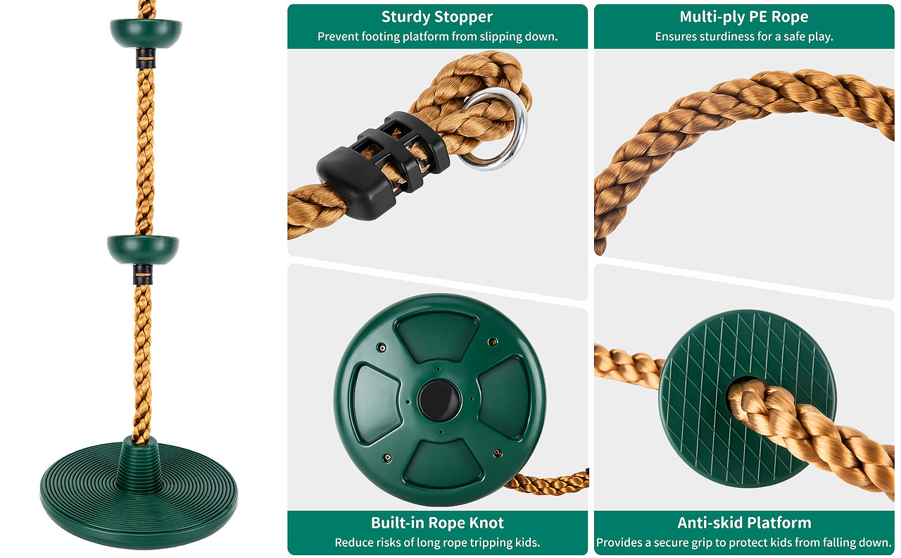 亚马逊排版设计之圆盘秋千主副图/A+设计案例分享