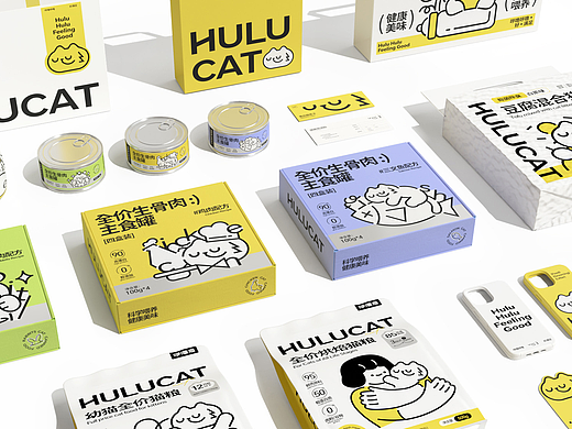 HULUCAT呼噜猫 | 宠物品牌&包装全案设计