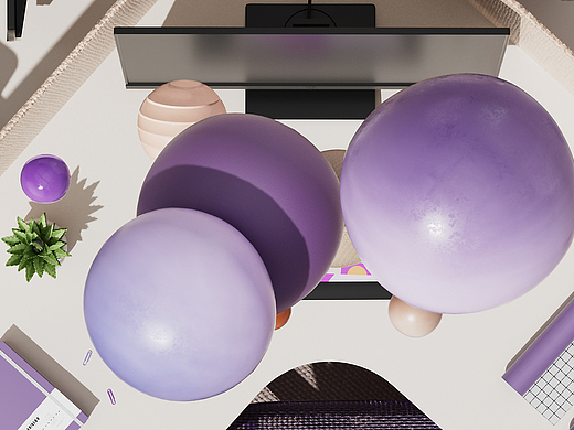 C4D办公室动画